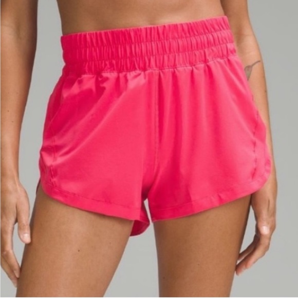 lululemon athletica Pants - Lululemon track that short 3” lip gloss